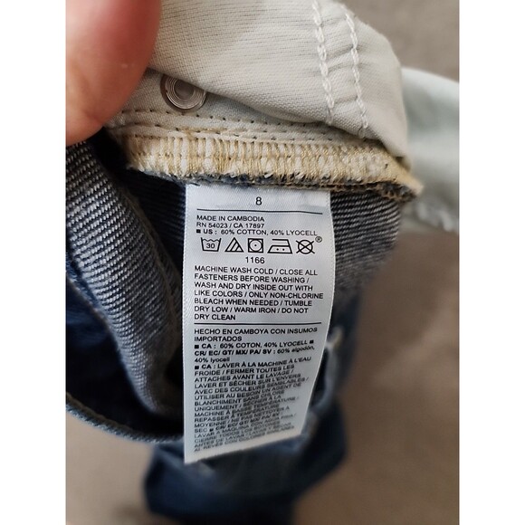 Old Navy Women's Classic Blue Wide Leg Jeans - Picture 10 of 11